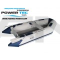 ПРОМО ПАКЕТ - Надуваема моторна лодка с алуминиево дъно и надуваем кил POWERTEC P330AL  / Извънбордов  4-тактов двигател POWERTEC FPP6 AMHS - къс ботуш